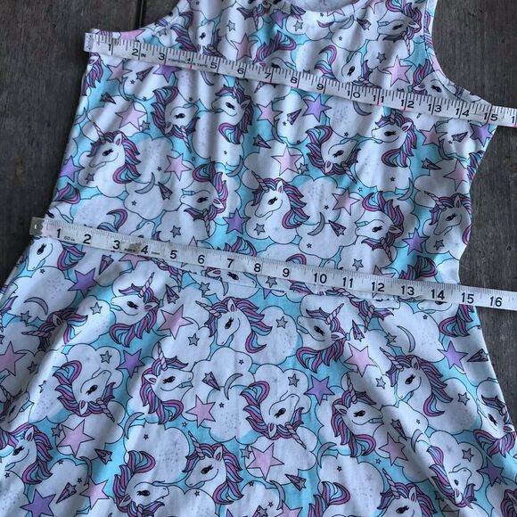 The Children's‎ Place Unicorn Tank Dress Fit and Flare NEW NWT Size XXL 16 - Picture 9 of 9